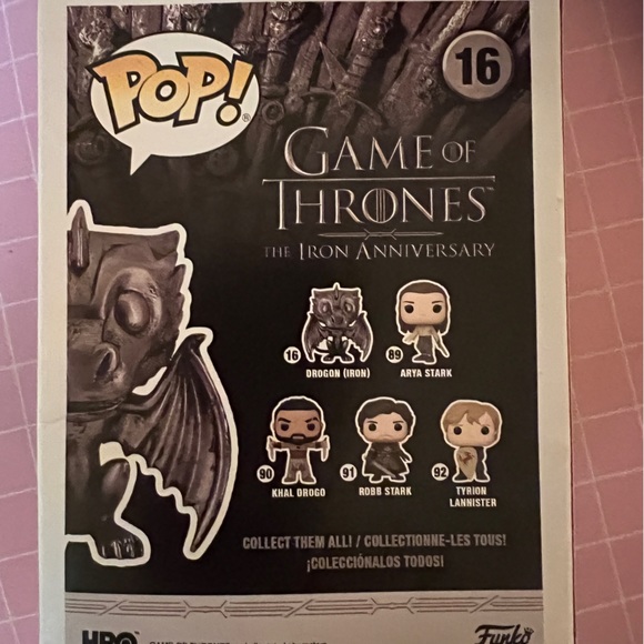 Game of Thrones Funko Pop Iron Dragon - Picture 4 of 4